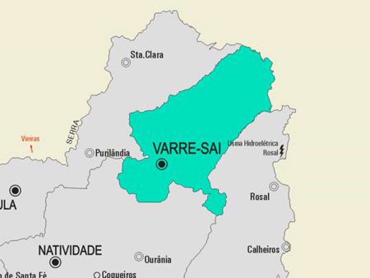 Mapa de Volta Redonda municipio