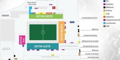 Mapa de Arena Botafogo