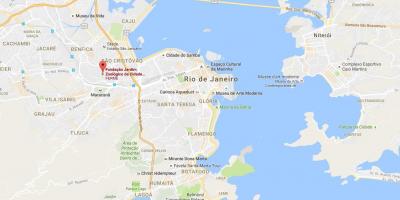 Mapa del Zoológico de Río de Janeiro
