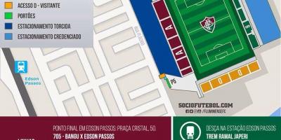 Mapa del estadio Giulite Coutinho
