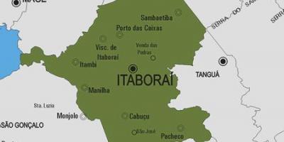 Mapa de Itaboraí municipio