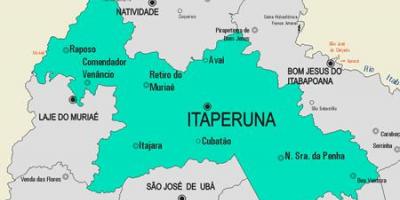 Mapa de Itaperuna municipio
