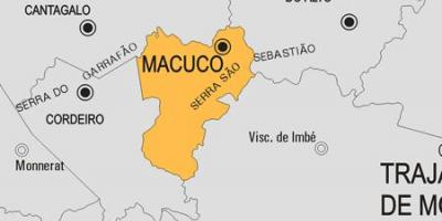 Mapa de Macuco municipio