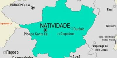 Mapa de Natividade municipio