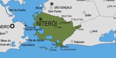 Mapa del municipio de Niterói