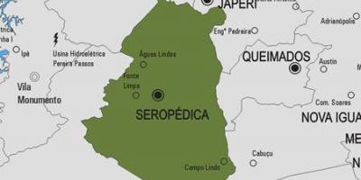 Mapa de Seropédica municipio