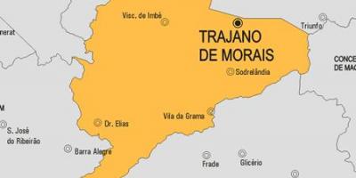 Mapa de Trajano de Morais municipio