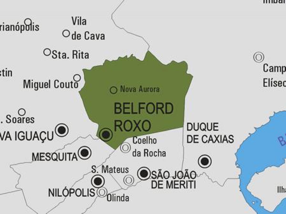 Mapa de Belford Roxo municipio