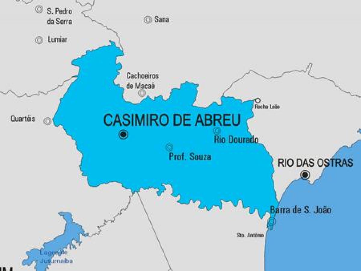 Mapa de Carmo municipio
