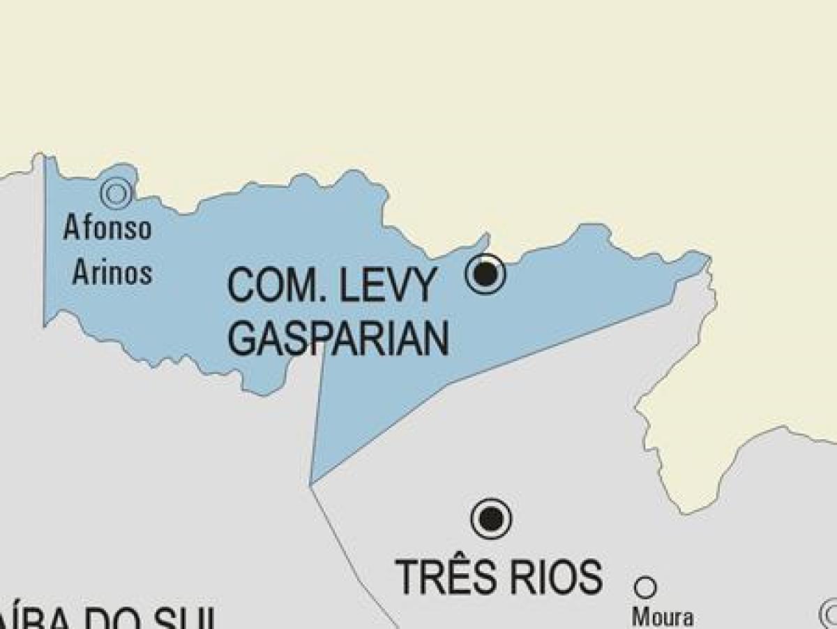 Mapa de Casimiro de Abreu municipio