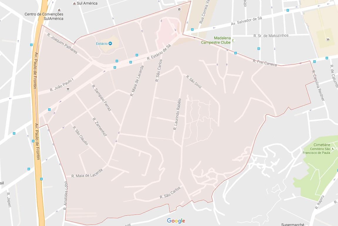 Mapa de Estácio