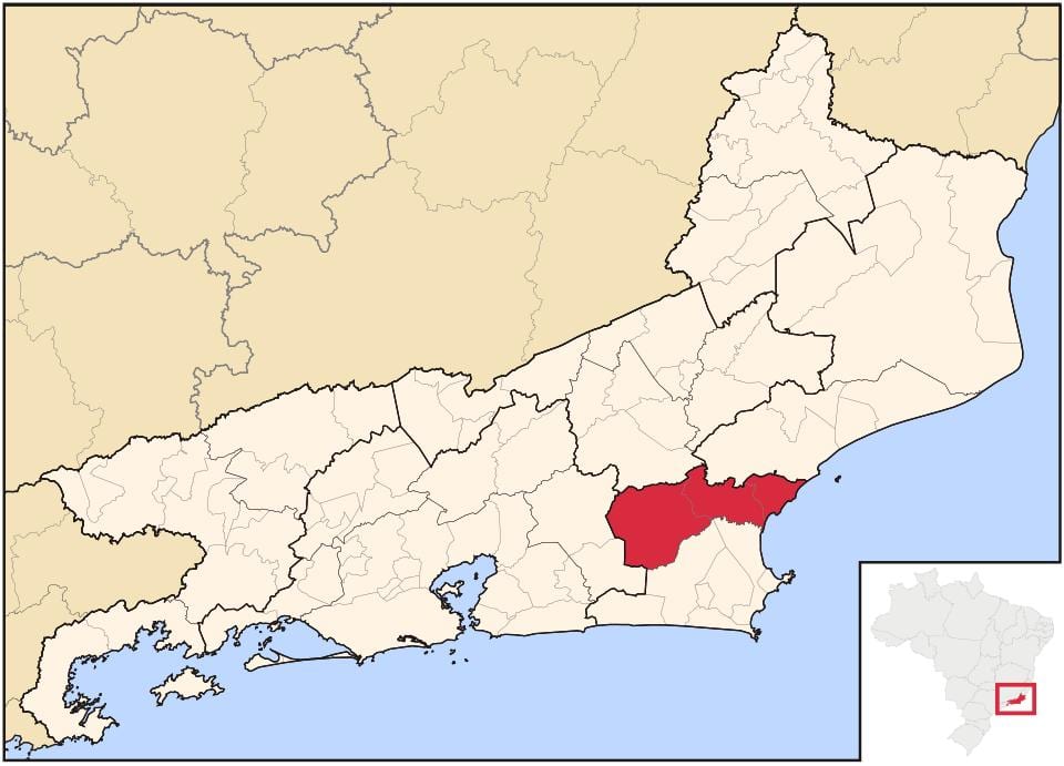 Mapa de la Cuenca de São João