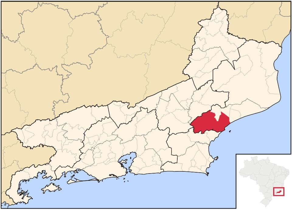 Mapa de Macaé