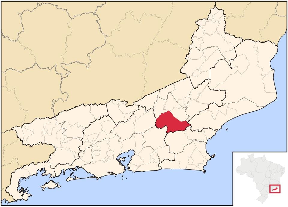 Mapa de Nova Friburgo