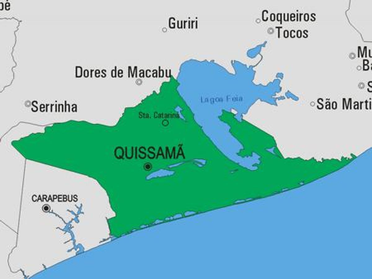 Mapa de Quissamã municipio
