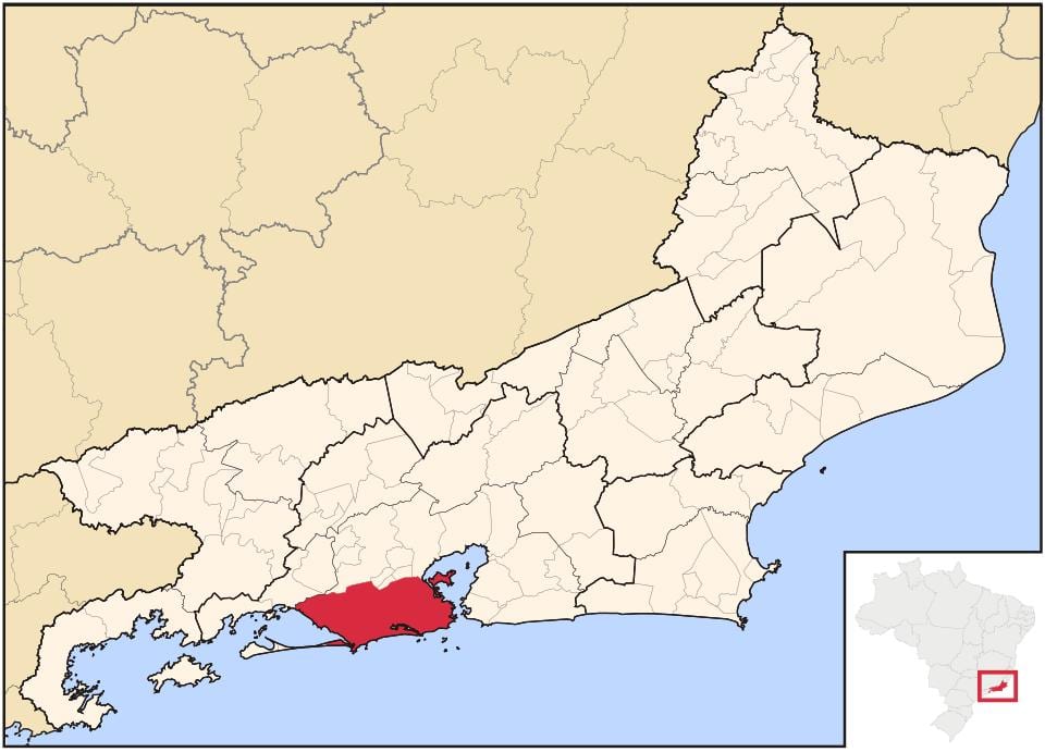 Mapa de Río de Janeiro