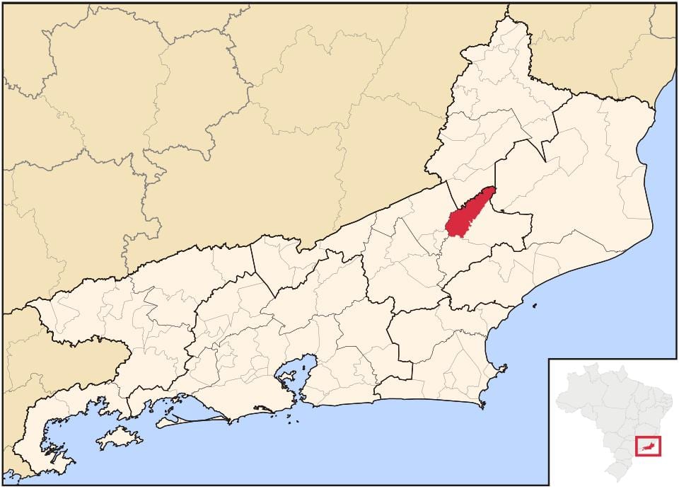 Mapa de São Sebastião do Alto
