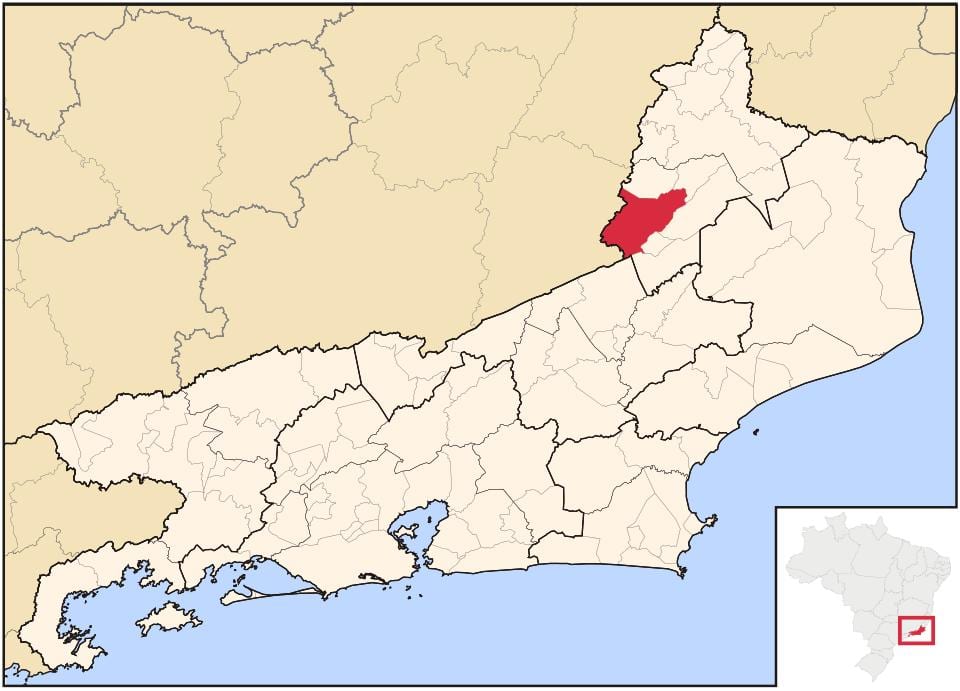 Mapa de Santo Antônio de Pádua