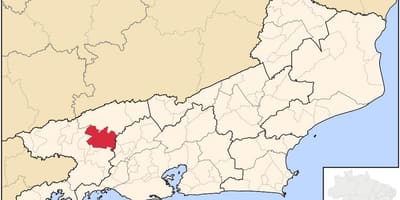 Mapa de Barra do Piraí