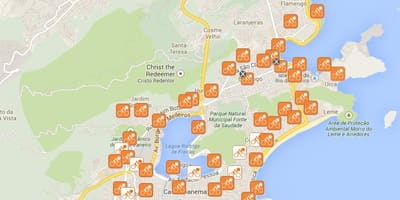 Mapa de Bicicleta Río