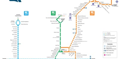 Mapa de BRT de Río de Janeiro