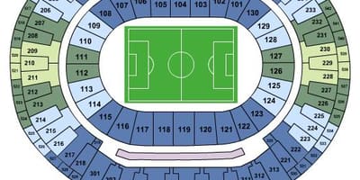 Mapa del estadio de Maracaná sièges