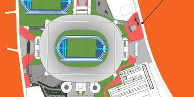 Mapa del estadio Engenhão
