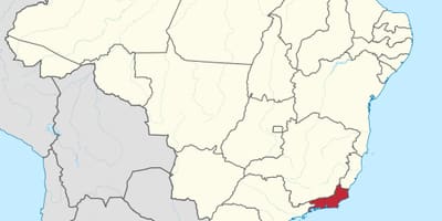 Mapa del Estado de Río de Janeiro