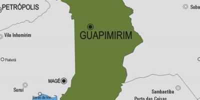 Mapa de Guapimirim municipio