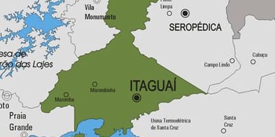 Mapa de Itaguaí municipio