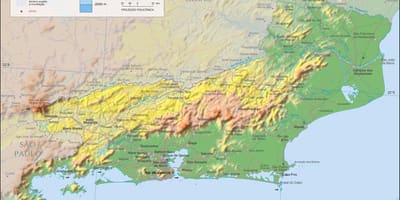 Mapa de altitud Río de Janeiro