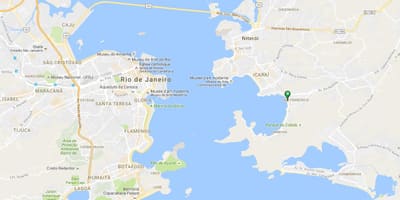 Mapa de la playa de São Francisco