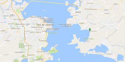 Mapa de la playa de São Francisco