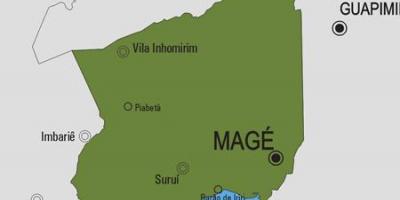 Mapa de Magé municipio