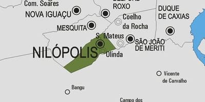 Mapa de Nilópolis municipio