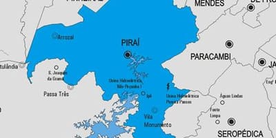 Mapa de Piraí municipio