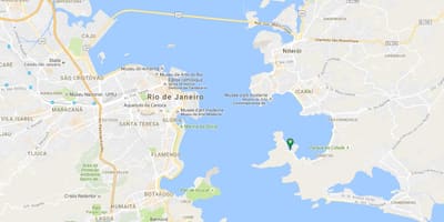 Mapa de la playa de Cáis