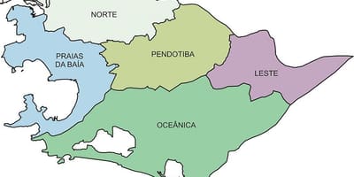 Mapa de las Regiones Niterói