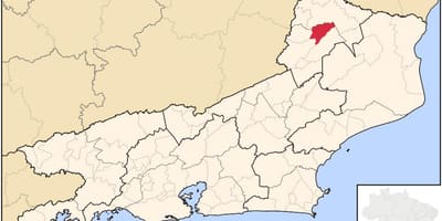 Mapa de São José de Ubá