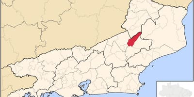 Mapa de São Sebastião do Alto