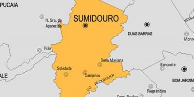 Mapa de Sumidouro municipio