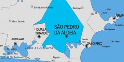 Mapa de São Pedro da Aldeia municipio